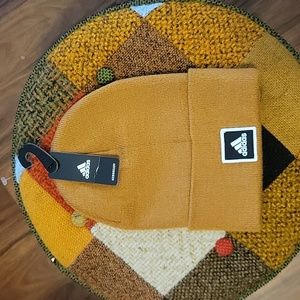 Unisex Adidas wide cuff fold Beanie bnwt